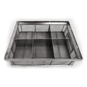Drahtkörbe mit Separatoren